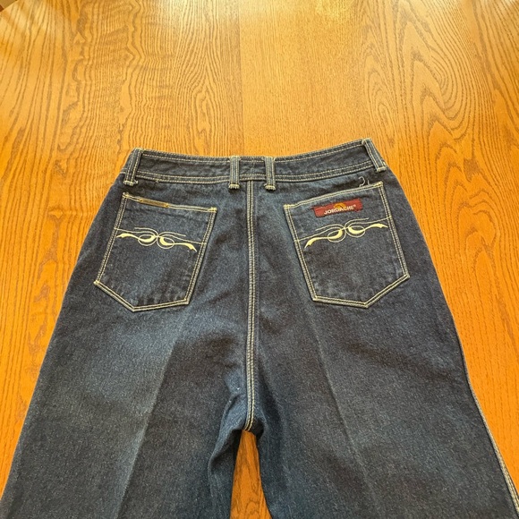 Vintage 80’s-90’s Jordache Jeans Mens 33 x 35 inseam Long Dark Wash EUC Hi Waist - Picture 1 of 15